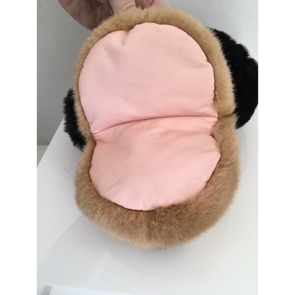 Cascade Bear Face Puppet Brown Black Furry Plush Toy School Play Shows Daycare - Picture 8 of 9